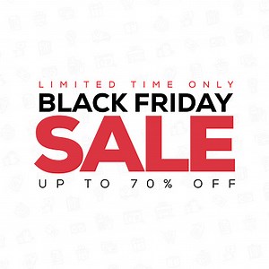 Desain Spanduk Web Black Friday