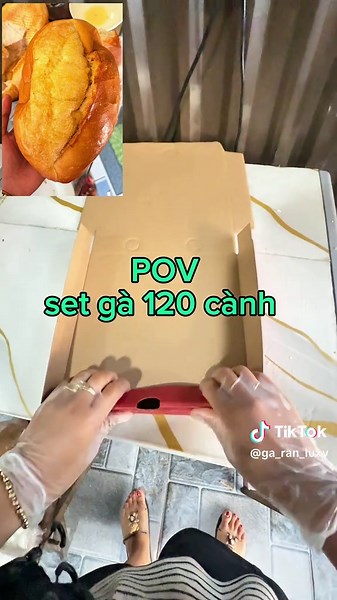 Xin vía 1 nửa lượng khách đứng sắp hàng ở quán bánh mỳ di chuyển sang đứng quán GÀ RÁN LUXY 😂😂😂 ##xuhuong #đôluong #setga #banhmy #viral