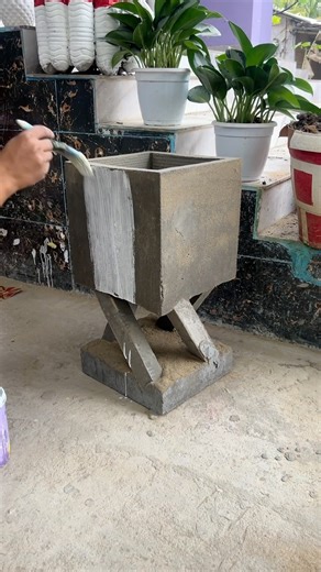 DIY 3d Flower Vase #cementcrafts #Crafts #ideas #fun | Deep's CRAFT