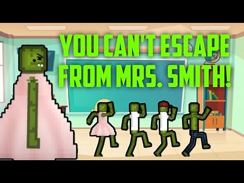POOPY AND THE STUDENTS ARE AFRAID OF MRS.SMITH | MELON PLAYGROUND