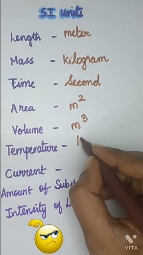 Class 6th Science Measurements SI Units #shorts