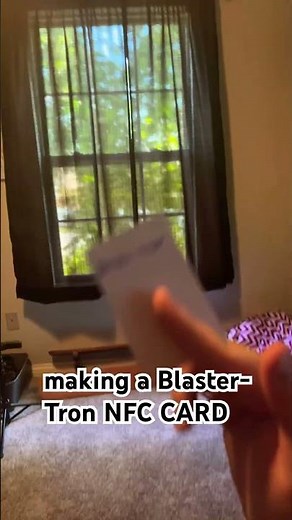 Making a Blaster-Tron NFC CARD! | #skylanders #nostalgia #shorts
