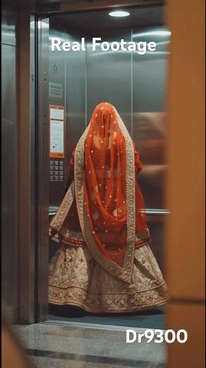 👰‍♀️ Bride Ghost Caught in Lift at Midnight! | Real Scary Footage from Residential Society #shorts