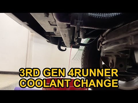 1996-2002 Toyota 4Runner Coolant Change (Drain and Fill)
