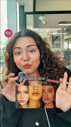 Testing the Button Nose Makeup Trend | Honest Review | Sundar & Co.