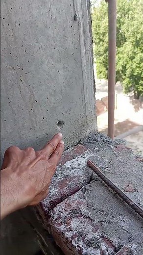 Bond between wall and column, Crack between wall and piller