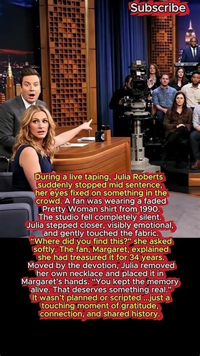 Julia Roberts’ Emotional Surprise for a Fan After 34 Years ❤️ #celebnews #shorts