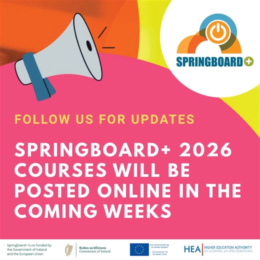 The 2026 course list will be announced soon. These courses will begin between July and the end of October 2026. #skillstowork | Springboard