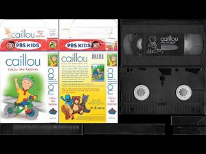 Caillou - Caillou the Explorer (2001, VHS, USA) - (Original Warner Home Video Print) - (VHS Rip) - 2