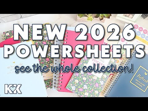 NEW PowerSheets 2026 Full Review Every Planner Season by Season Fresh Start Goal School Accessories