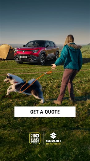 Packed with impressive tech as standard—Smart Climate Control, Parking Cameras & Sensors, and Smartphone Link. Finally, the EV you’ve been looking for. | Suzuki Cars UK