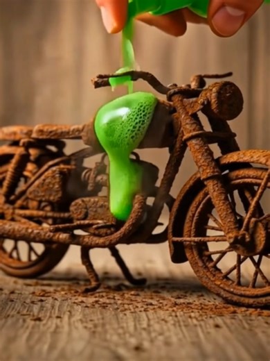 Restoring My Dream Bike: Satisfying Rust Removal Process