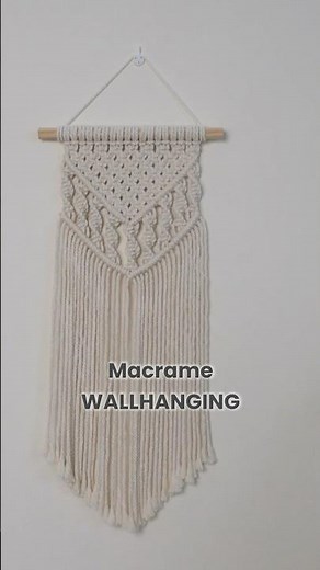How to Make Boho Macrame Wall Hanging | Easy for Beginners