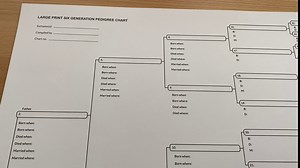 EASYGENIE LARGE PRINT Charts & Forms Bundle for Ancestry Research