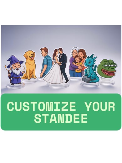 Custom Acrylic Photo Standee: Personalized Desk Decor, Anime Gift - Etsy