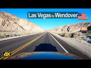 USA Road Trip - Las Vegas NV to Wendover UT in 4K