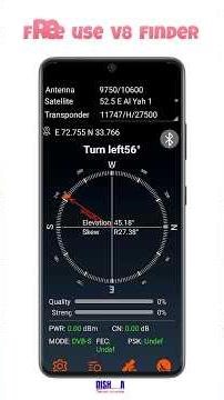How to Use Free V8 Finder | Easy Signal Finding Method 📡 | Dish24A
