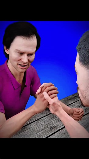 Why do You Always Lose at Arm Wrestling_ 🧐#fyp #3d #animation