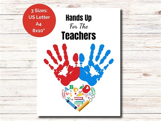 Community Helpers Handprint Craft Printable, Teachers Handprint Craft, Preschool Craft for Kids, Preschool Classroom Kids Activities - Etsy