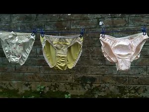 Silk shinny panties women wear from lingerie coll