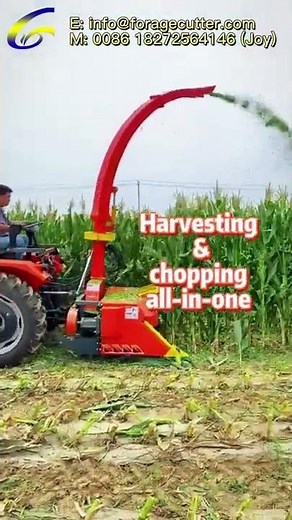 Most Popular Tractor-Mounted Silage Harvester Chopper
