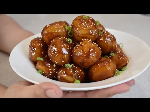How To Make Gamja Jorim | Korean Braised Potatoes