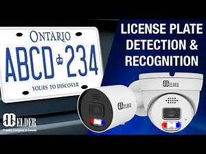 Elder AI Security Camera LPR ANPR in Action: Smart License Plate Detection & Recognition