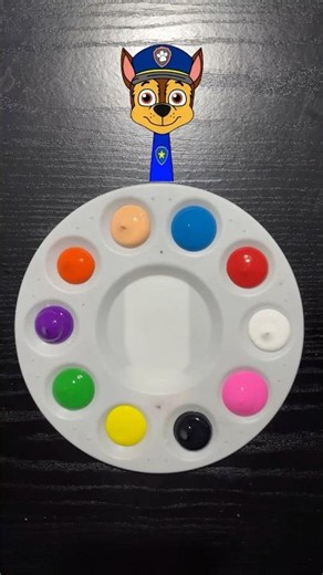 Sprunki OC Paw Patrol Color Mixing #color #satisfying #pawpatrol #colormixing