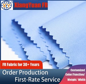 [Hot Item] Cotton Flame Retardant Chemical Resistant Twill Fabric for Laboratory Aprons Coveralls