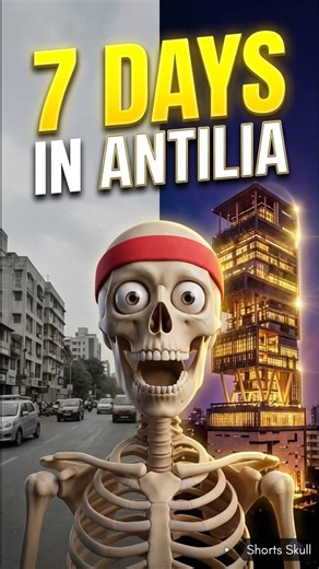 I Spent 7 Days Inside Antilia 😱 (World’s Most Expensive House) #shorts #viral