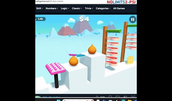 Let's Play: Slice Master by Cool Math Games