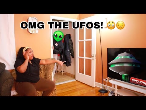 END OF THE WORLD ALIEN PRANK ON WIFE 👽(Hilarious)