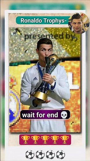 Cristiano Ronaldo: 10 Iconic Trophies 🏆 #cr7 #cristianoronaldo #football