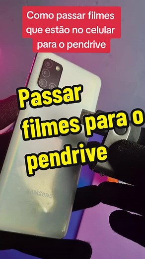 Passar Filmes do celular para o pendrive #filmes #pendrive #cabootg #usb #transferir