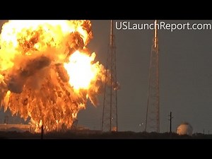 [Updated with video] Major explosion during a test firing of SpaceX’s rocket