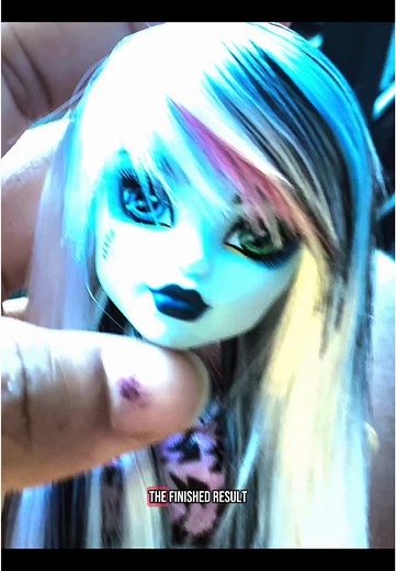 Scene Hair Tutorial for Monster High Dolls