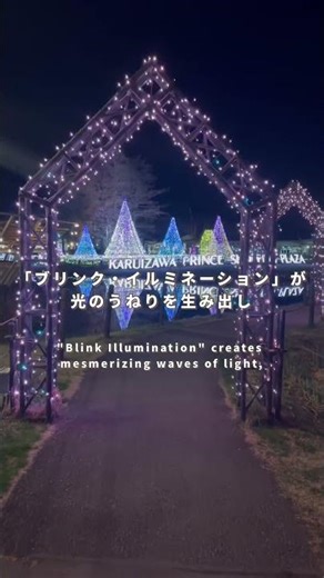 イルミネーション — 夜散歩も楽しいよ #軽井沢 #イルミネーション #軽井沢プリンスショッピングプラザ#夜景 #夜散歩 #軽井沢アウトレットトラベル #旅行