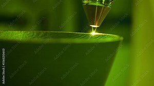 Process Laser metal spraying for crafting turbine, innovative method in production of metalworking products.