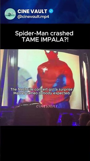 Spider-Man SURPRISE Cameo At Tame Impala Concert! 📉😱 | #Shorts