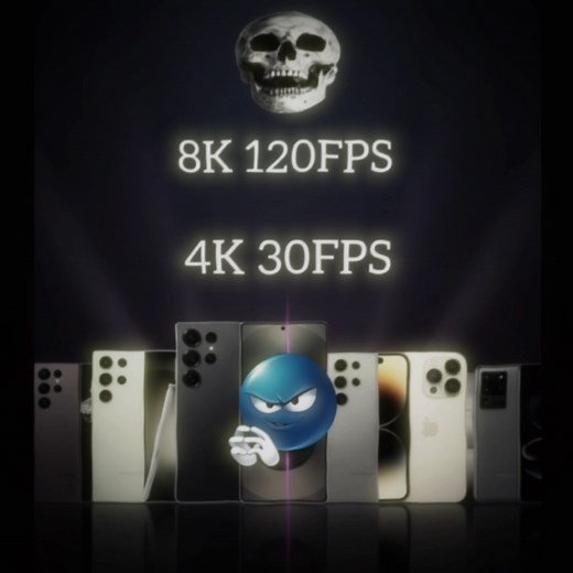 8K 120FPS vs 4K 30FPS 🔥 Camera Comparison That Will Shock You!#8K120FPS#4K30FPS#apple #samsung