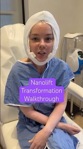 Watch her mini facelift unfold… 👀 #facelift