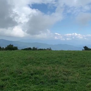 On top of Huckleberry Knob, just a two mile, round trip hike off the Cherohala Skyway. Elevation: 5560’ Temperature: 64 View: Out of this world! 😊 | River's Edge Treehouses