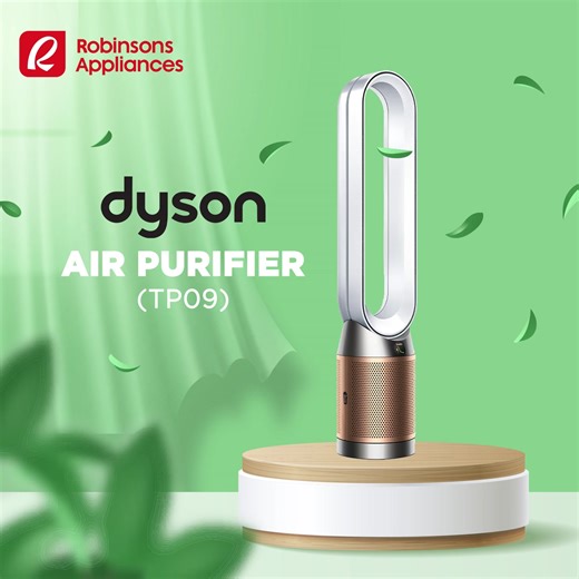 Only Dyson has Air Multiplier™ technology to continuously purify the whole room. Powerful circulation drives even distant pollutants back through sealed filters, projecting purified air throughout the whole room. Shop for your appliance needs through #RobinsonsAppliances official online channel at https://robinsonsappliances.com.ph/. | Robinsons Appliances
