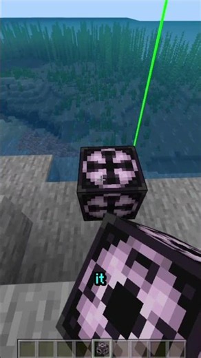 Structure block's BUILD technique | #minecraft #shorts