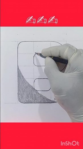 How to Draw a Block Letter B ✍️ #howtodraw