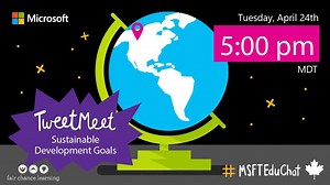 #MSFTEduChat Canada is coming up soon! This month is all about the...