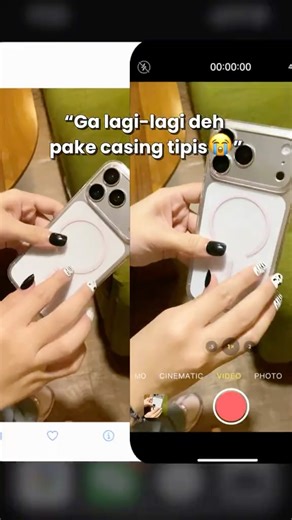 Padahal gampang bangett ngelepasnya, asal tau tricknya😉🫵🏻 #tutorial #caseiphone #iphonecase #racuntiktok #clearcase | ntzen_online