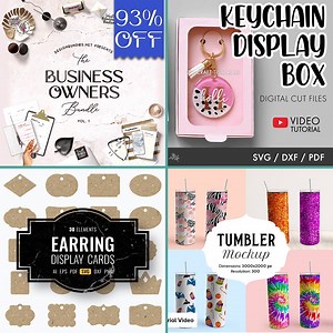 4.5K views · 559 reactions |  At last, the Business Owners Bundle is here!  25 fantastic business-ready packs for the low, low price of $15 - that's 93% off over $200 worth of designs  Ramp up your social media game with professional ready-to-go creative templates, jewelry display cards, gorgeous planners, and keychain card holders  Get your bundle now https://designbundles.net/the-business-owners-bundle | Design Bundles | Facebook