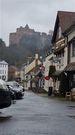 Dunster High Street in the Rain | Historic Somerset Village | 28th February 2023
