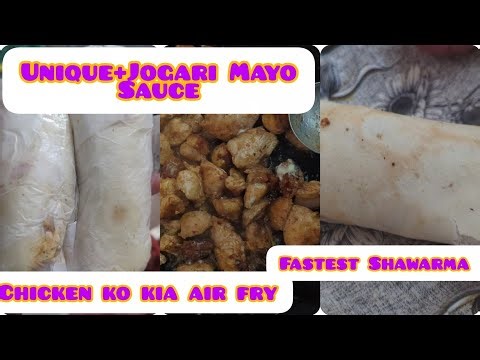 Make shawarma in ten minutes without dirtying any utensils.